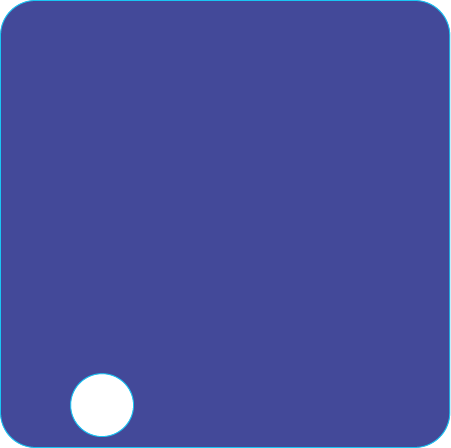 Dark blue square background